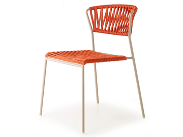 LISA FILÒ - Outdoor chair in steel and woven nautical rope by SCAB DESIGN - view 2
